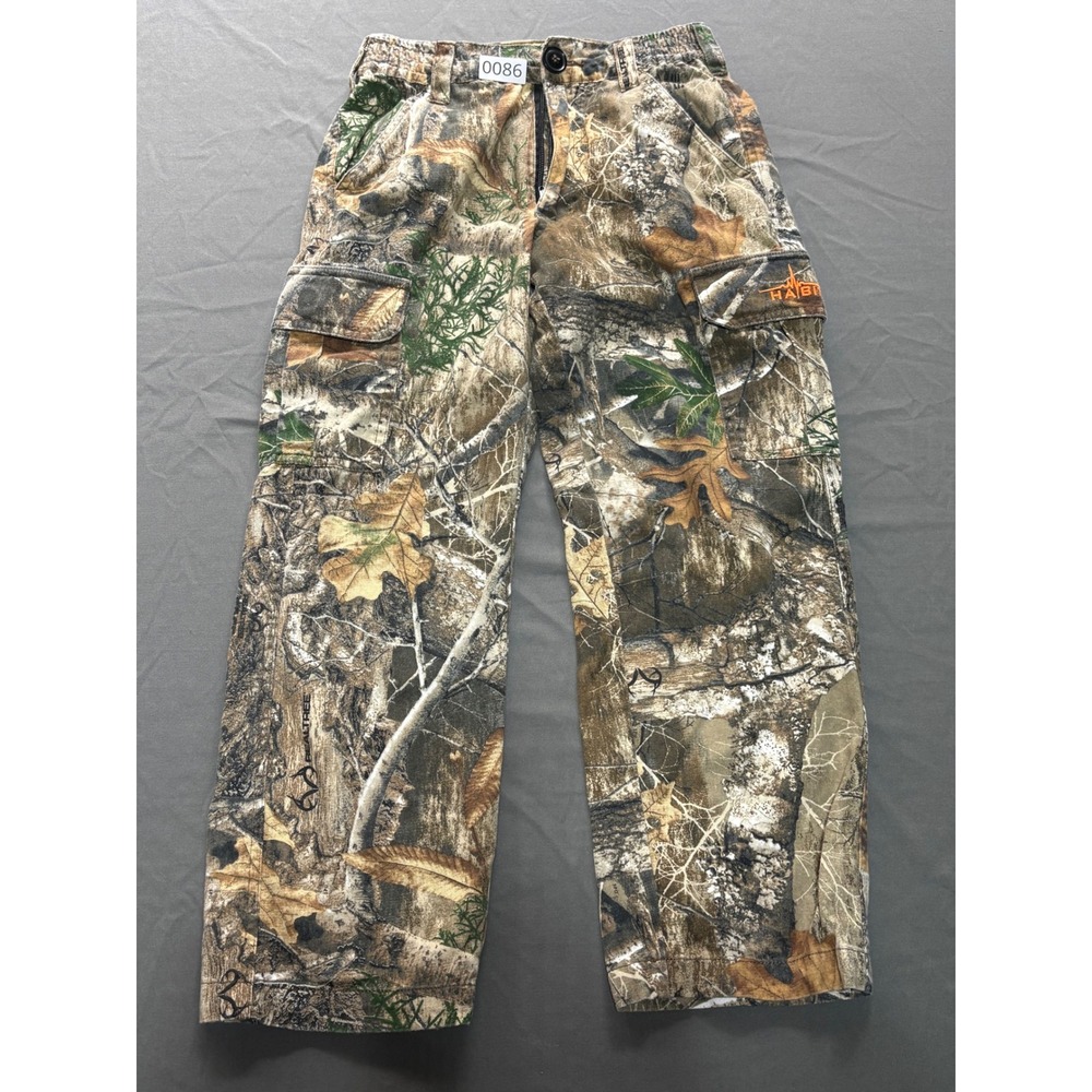 Habit Outdoors Kids Realtree Edge Camo Cargo Pants Medium M TP1113 Cotton